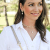 Adorned Pearl Mini Beaded Necklace
