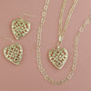 Adorned Heart Pendant Necklace