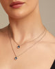 Aura Blue Multi-Strand Necklace