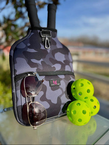 The Midnight Camo Pickleball Paddle Cover