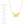 Butterfly Fluted Necklace