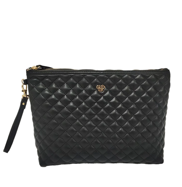 Litt Makeup Case in Black Quilted