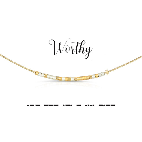 Worthy Morse Code Necklace