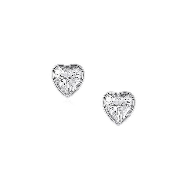 Heart Birthstone Earrings Michele Jewelry