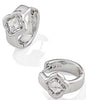 Mallory Crystal Huggie Earring