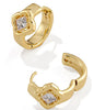 Mallory Crystal Huggie Earring