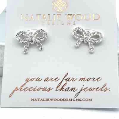 Petite Bow Stud Earrings