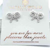 Petite Bow Stud Earrings