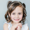 Sterling Silver Huggie with Cross Earrings for Kids, Girls