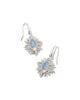 Grayson Sunburst Drop Earrings in Iridescent Opalite Illusion