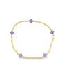 Signature Cross Small Gold Pattern 2mm Gold Bead Bracelet