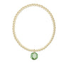 Classic Gold 3mm Bracelet - Reflection Small Charm