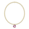 Classic Gold 2mm Bracelet - Reflection Small Charm