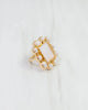 Preston Pearl Scarf Ring Gold