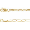 14K Yellow Gold-Filled 2.1 mm Paperclip-Style 18