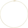 14K Yellow Gold-Filled 1.8 mm Flat Cable 18