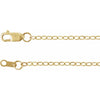 14K Yellow Gold-Filled 1.8 mm Flat Cable 18