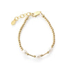 Little Girls 14K Gold-Plated Pearl Baby Bracelet for Kids
