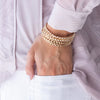Harmony Small Gold Filled Bead Bracelet
