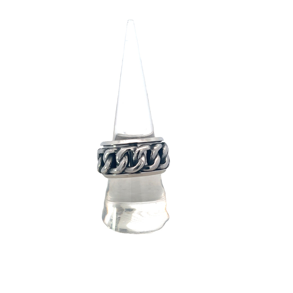 Chain Link Spinner Ring