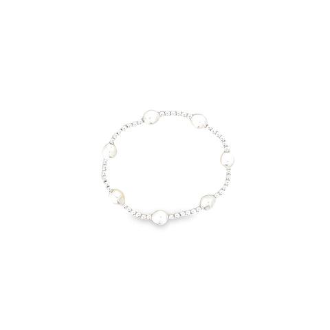 Admire Sterling Silver 3mm Pearl Bracelet