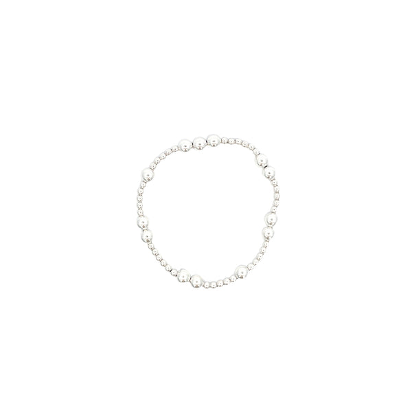 Hope Unwritten 6mm Sterling Silver Bead Bracelet