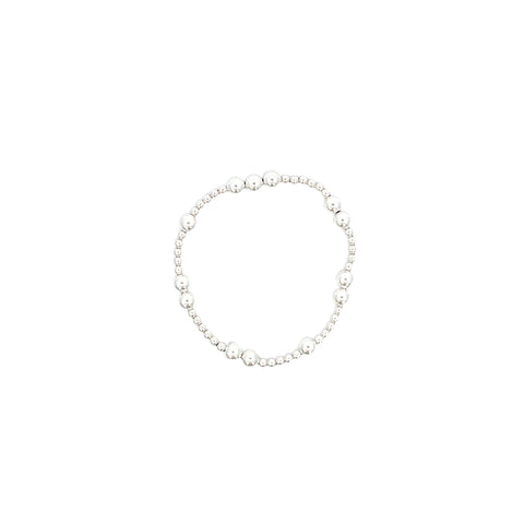 Hope Unwritten 6mm Sterling Silver Bead Bracelet