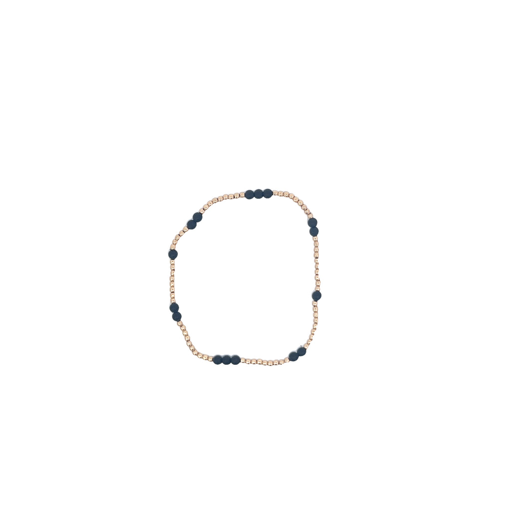 Hope Unwritten Gemstone Bracelet in Matte Onyx