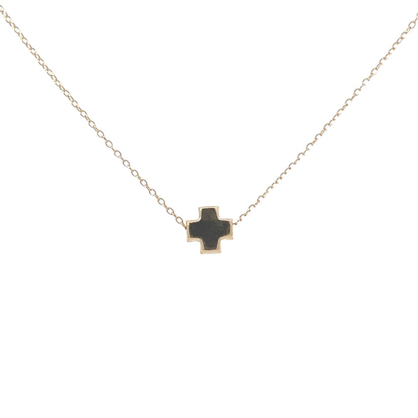 Signature Cross Necklace in Gold