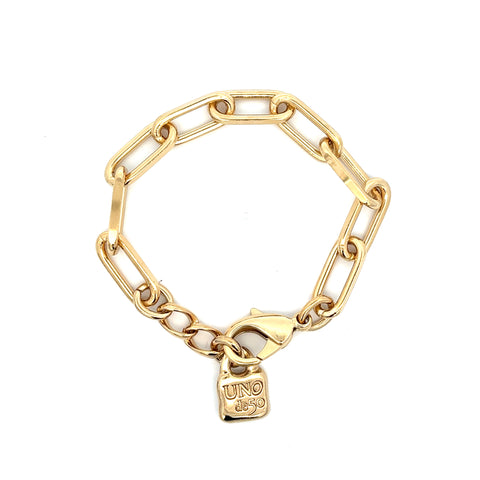 Gold Chain Link Bracelet