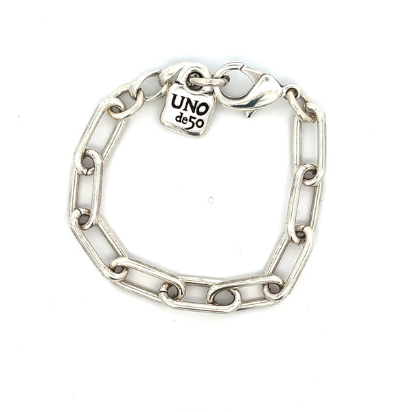 Sterling Silver Plated Chain Link Bracelet