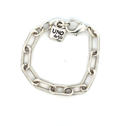 Sterling Silver Plated Chain Link Bracelet