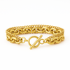 Nila Double Chain Toggle Bracelet