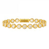 Caella Bezel Tennis Bracelet in Gold