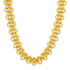 Rosalinda Chunky Chain Toggle Necklace in Gold
