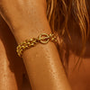 Rosalinda Chunky Chain Bracelet in Gold