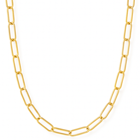 Jayden Paperclip Chain Necklace
