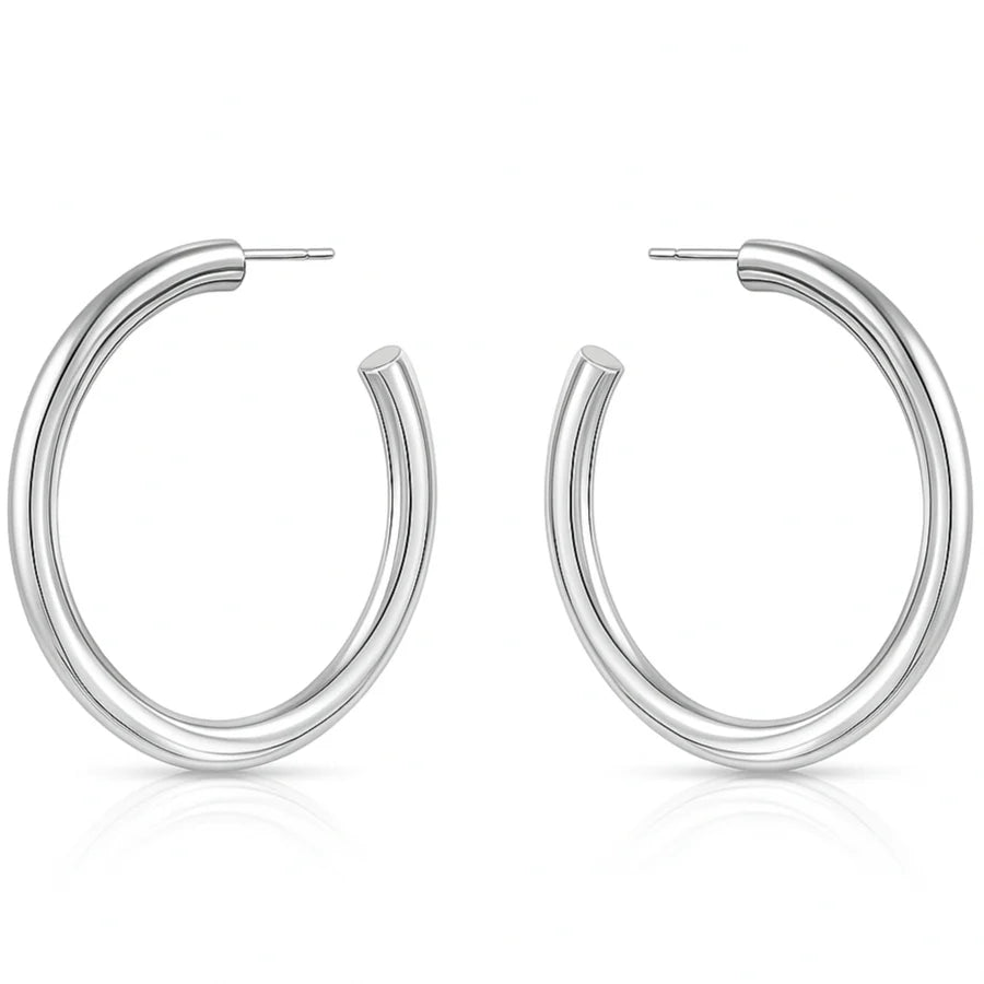 Flora Large Hoop Earrings