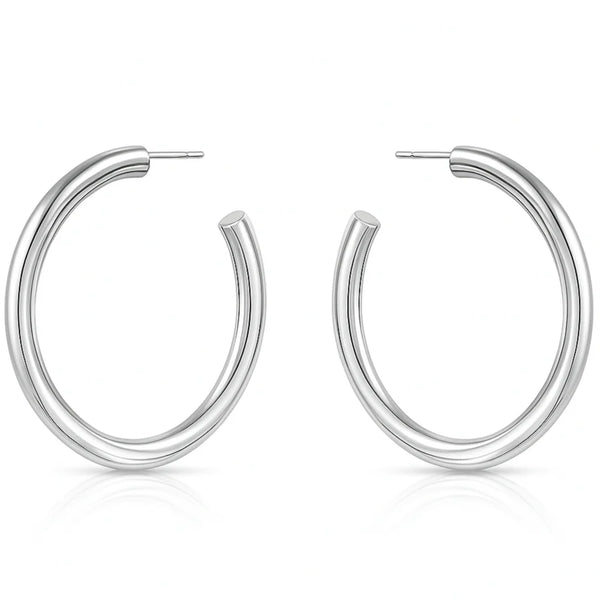 Flora Large Hoop Earrings