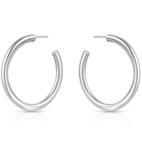Flora Large Hoop Earrings
