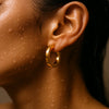 Ivonne Medium Hoop Earrings in Gold