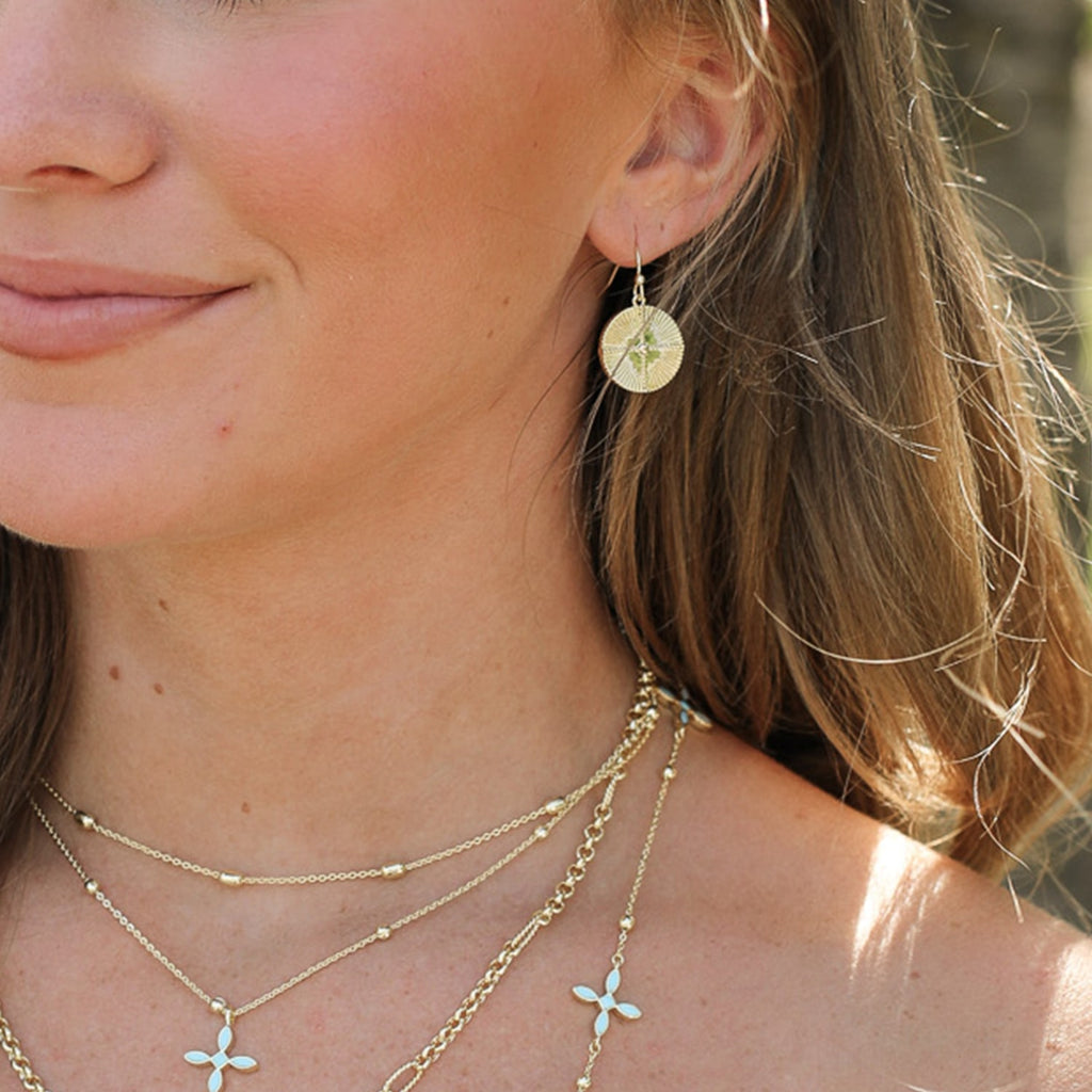 Walking on Sunshine Drop Earrings