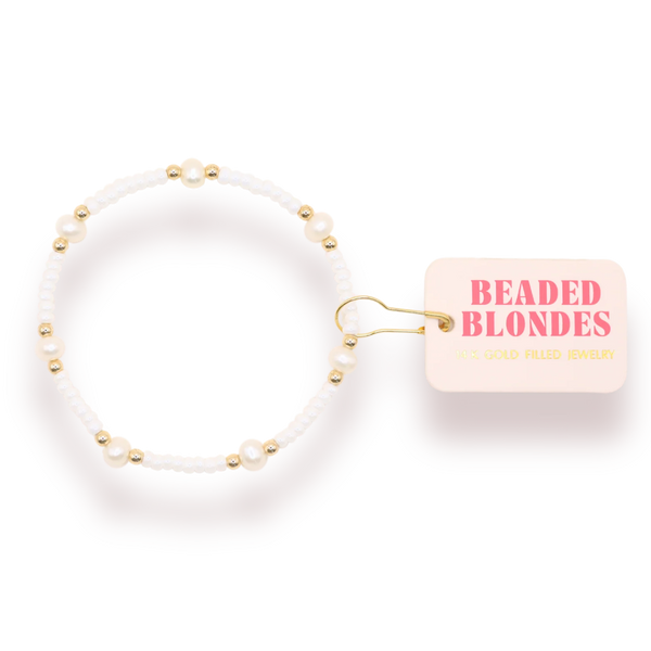 Luster White Pearl Bracelet