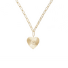 Adorned Heart Initial Necklace