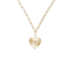 Adorned Heart Initial Necklace