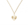 Adorned Heart Initial Necklace