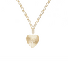 Adorned Heart Initial Necklace