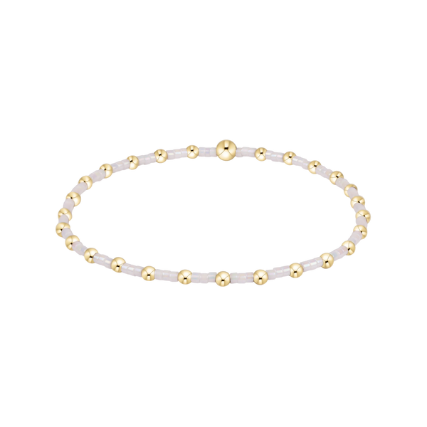 Hope Sincerity Bracelet in Silky White