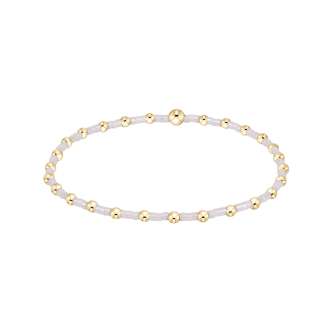 Hope Sincerity Bracelet in Silky White