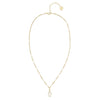 Adorned Pearl Drop Necklace